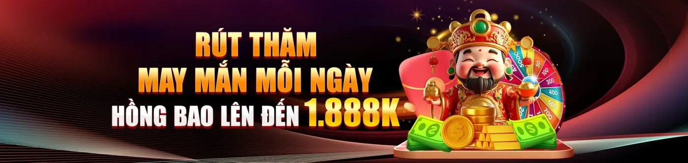 rút thăm kkwin mỗi ngày thưởng khủng 1888k